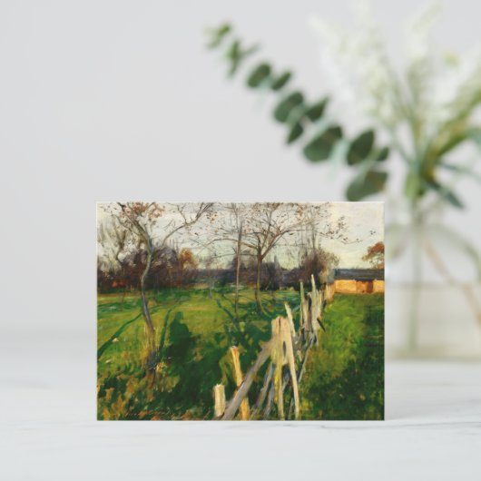 Zuhause Fields von John Singer Sargent Postkarte (Stehend Vorderseite)