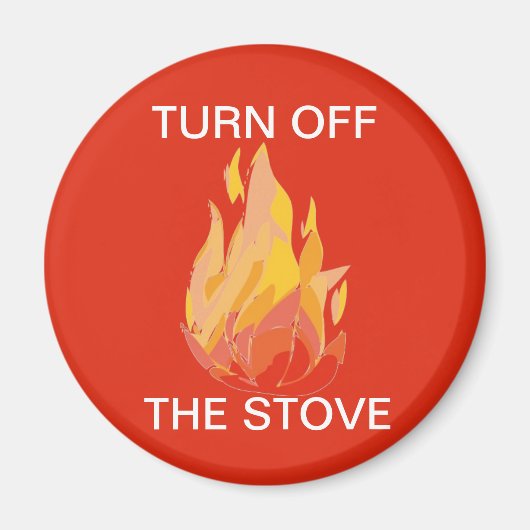 Zuhause Fire Safety Stove Magnet (Vorne)