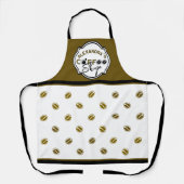 Zuhause/Firmenlogo des Coffee Shops individuell an Schürze (Vorderseite)