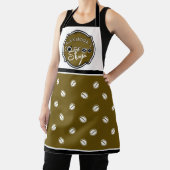 Zuhause/Firmenlogo des Coffee Shops individuell an Schürze (InSitu)