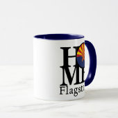 ZUHAUSE Flagstaff AZ Tasse (VorderseiteRechts)