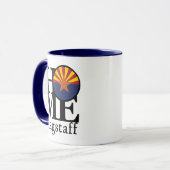 ZUHAUSE Flagstaff AZ Tasse (Vorderseite Links)