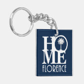 ZUHAUSE Florence South Carolina Schlüsselanhänger (Vorderseite links)