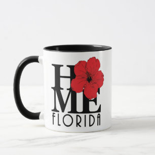 ZUHAUSE Florida Red Hibiskus 11oz Tasse