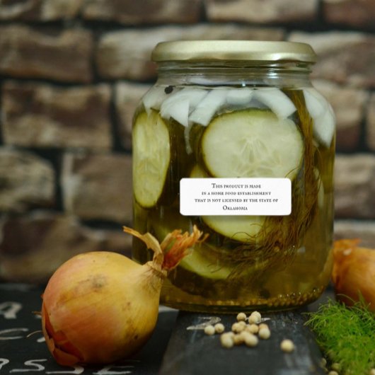 Zuhause Food Kitchen Staat License Disclosure Labe