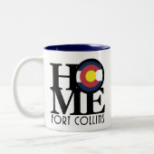 ZUHAUSE Fort Collins 11oz Zweifarbige Tasse (Links)