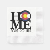 ZUHAUSE Fort Collins Serviette (Vorderseite)