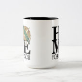 ZUHAUSE Fort Gibson Oklahoma 15oz Zweifarbige Tasse (Mittel)