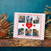 Zuhause Foto Personalisiert Collage Familie Valent Fotoplatte (Seite)