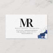 Zuhause-Fotografy-Designer für abstrakte Architekt Visitenkarte (Rückseite)