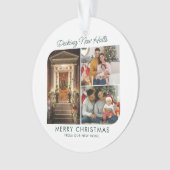 Zuhause Fotos Erster Weihnachtsfeiertag Ornament (Vorderseite)