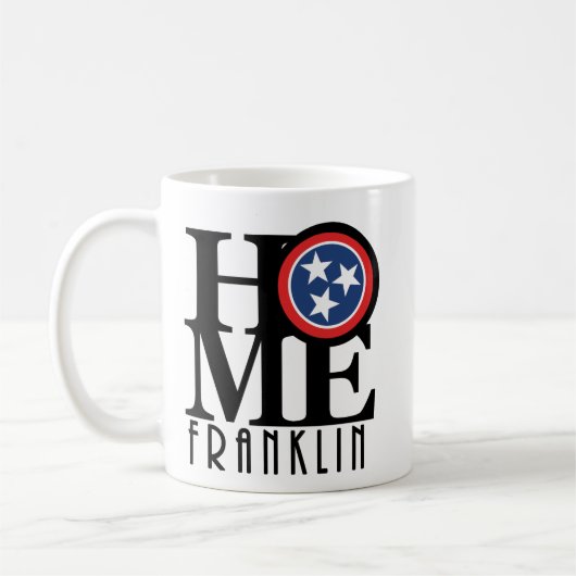 ZUHAUSE Franklin Tennessee 11oz Kaffeetasse (Links)
