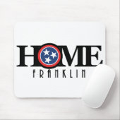 ZUHAUSE Franklin Tennessee Mousepad (Mit Mouse)