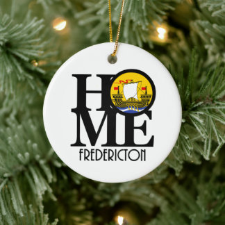 ZUHAUSE Fredericton New Brunswick Keramik Ornament