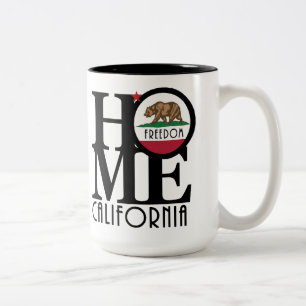 ZUHAUSE Freedom California 15oz Zweifarbige Tasse