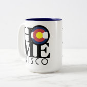 ZUHAUSE Frisco Colorado 15oz Zweifarbige Tasse (Vorderseite Links)