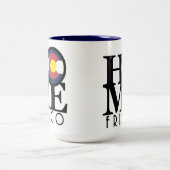 ZUHAUSE Frisco Colorado 15oz Zweifarbige Tasse (Mittel)