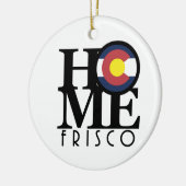 ZUHAUSE Frisco Colorado Keramik Ornament (Links)