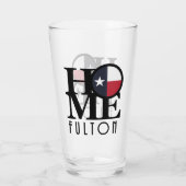 ZUHAUSE Fulton Texas Glas (Rückseite)