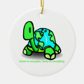 Zuhause für alle keramik ornament (Vorne)