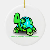 Zuhause für alle keramik ornament (Hinten)