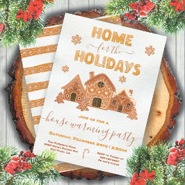 Zuhause für das Holidays House Erwärmung Party Einladung