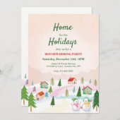 Zuhause für das Holidays Housewarming Party Einladung (Vorne/Hinten)