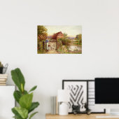 Zuhause für das Schaf Poster (Heimbüro)