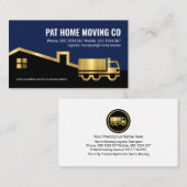 Zuhause für den Goldrausch Visitenkarte (Vorne/Hinten)