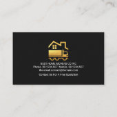 Zuhause für den Goldrausch Visitenkarte (Rückseite)