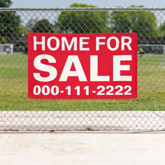 Zuhause für den Verkauf von echtem Anwesen Banner (Insitu)