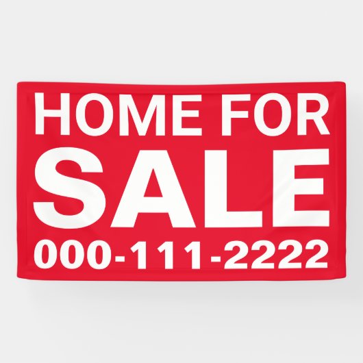 Zuhause für den Verkauf von echtem Anwesen Banner (Horizontal)