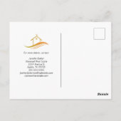 Zuhause für den Verkauf von Real Anwesen Listing F Postkarte (Rückseite)