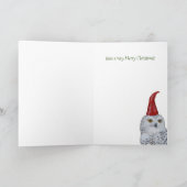 Zuhause für die Feiertage, geklappte Grußkarte Karte (Innenseite)