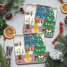 Zuhause für die Feiertage-Illustration