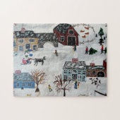 Zuhause für die Feiertage Puzzle (Horizontal)