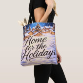'Zuhause für die Feiertage' Tasche (Von Nahem)