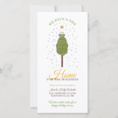 Zuhause für die neue Urlaubsadresse Ankündigung (Vorderseite)