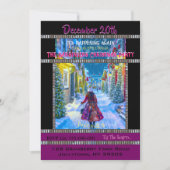 Zuhause für die Party Einladung zu Weihnachten (Vorderseite)