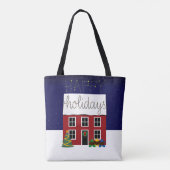 Zuhause für die Tasche Feiertage (Rückseite)