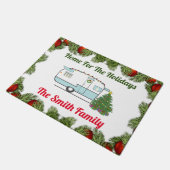 Zuhause für die Urlaubstürme Fußmatte (Schrägansicht)