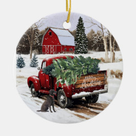 Zuhause für die Weihnachtsfeier Keramik Ornament