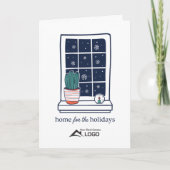 Zuhause für die Weihnachtskarte des Real Anwesens Karte (Vorderseite)