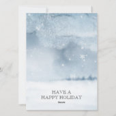 Zuhause für Feiertage Feiertagskarte (Rückseite)