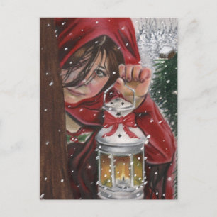 Zuhause für Feiertage Feiertagspostkarte