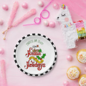 Zuhause für Feiertage Pappteller (Party)