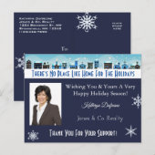 Zuhause für Ferien Personalisiert Postkarte (Vorne/Hinten)