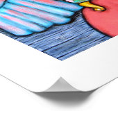 Zuhause für Foster Cats von Jamie Wogan Edwards Poster (Ecke)