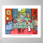 Zuhause für Foster Cats von Jamie Wogan Edwards Poster (Vorne)