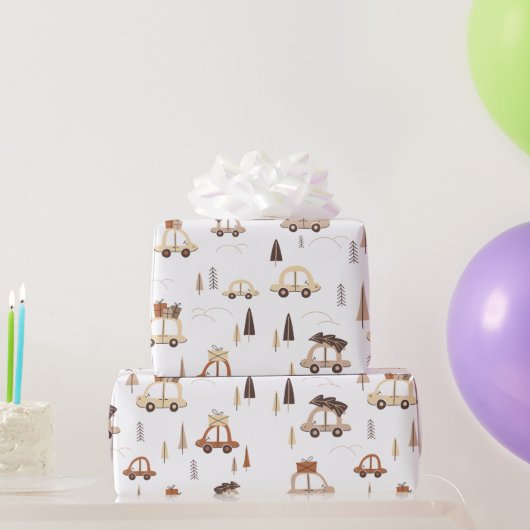 Zuhause für Weihnachten Geschenkpapier (Partygeschenke)